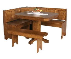 Mission Corner Dining Nook 5 Piece Set
