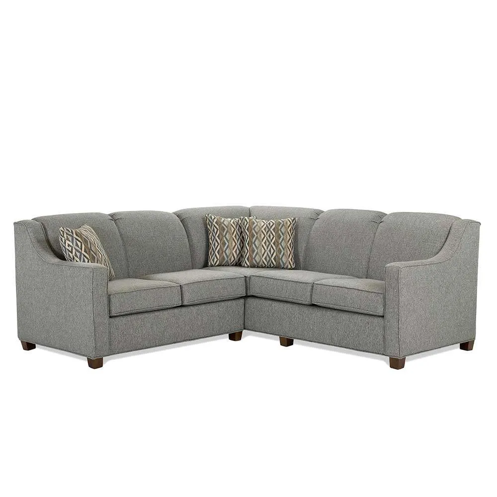 10460 Grey Fabric Sectional- Lancer