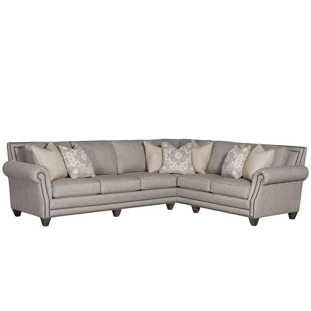9000F Upholstered Sectional-Malibu Pewter