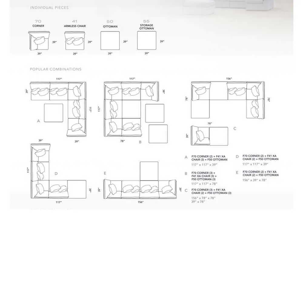 1516 Sectional Options