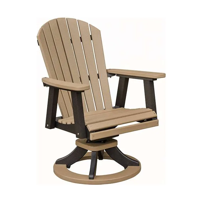 Comfo Back Outdoor Swivel Rocker Dining Chair