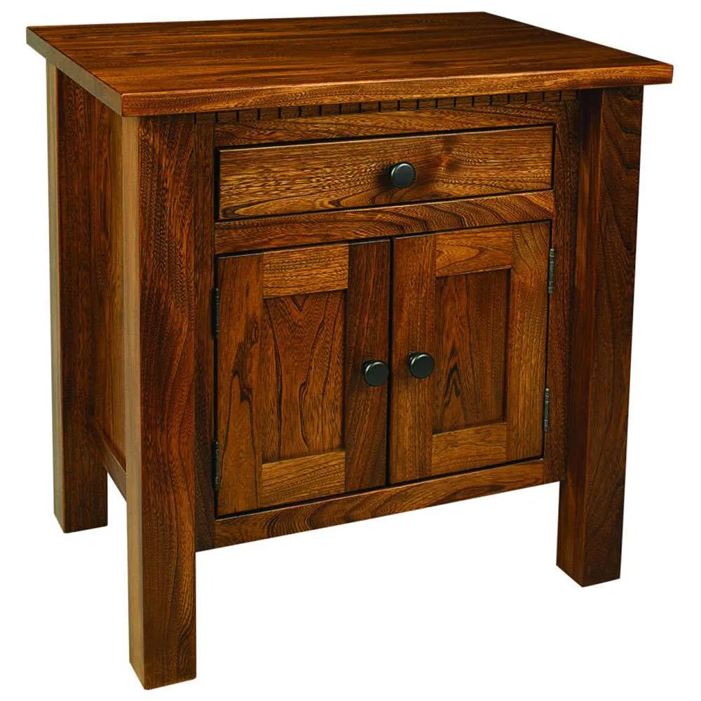 Lindholt-1-Drawer-2-Door-Nightstand