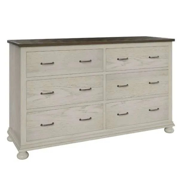 Hickory Grove 6 Drawer Dresser