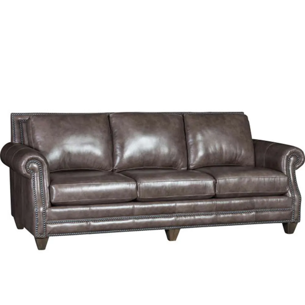 9000L Leather Sofa Heirloom Skipping Stone