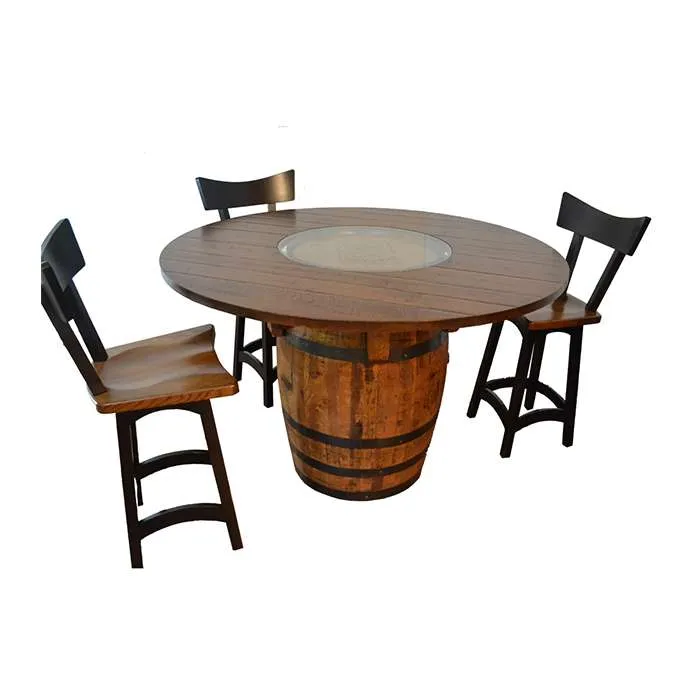 Whiskey Barrel Dining Table