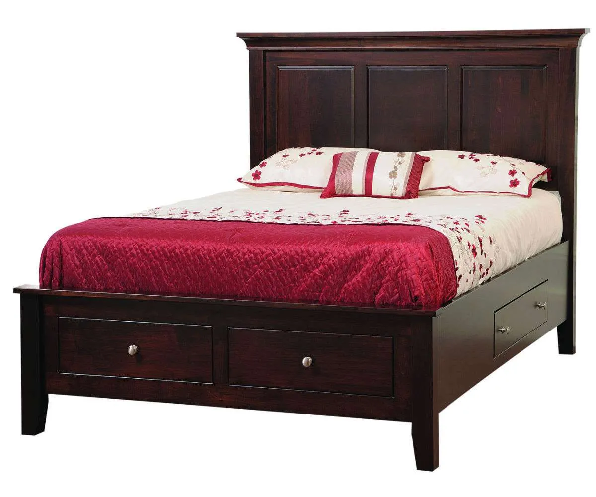 Panel Bed W/ Drawer Unit #TR2092