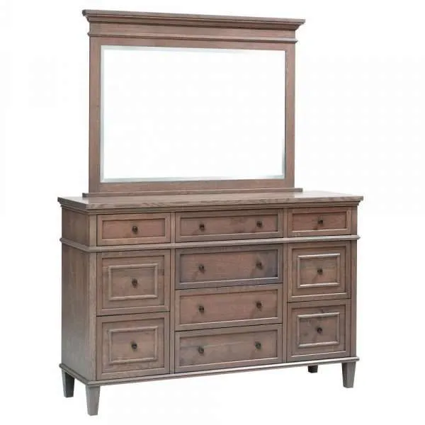 Rockport-10-Drawer-Dresser-2103-with-Mirror-2120