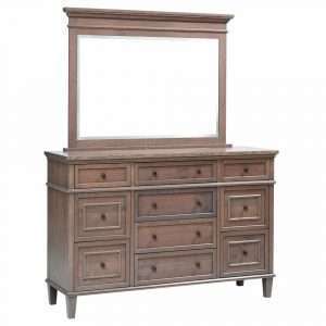 Rockport-10-Drawer-Dresser-2103-with-Mirror-2120