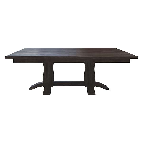 Beveled Shaker Double Pedestal Dining Table