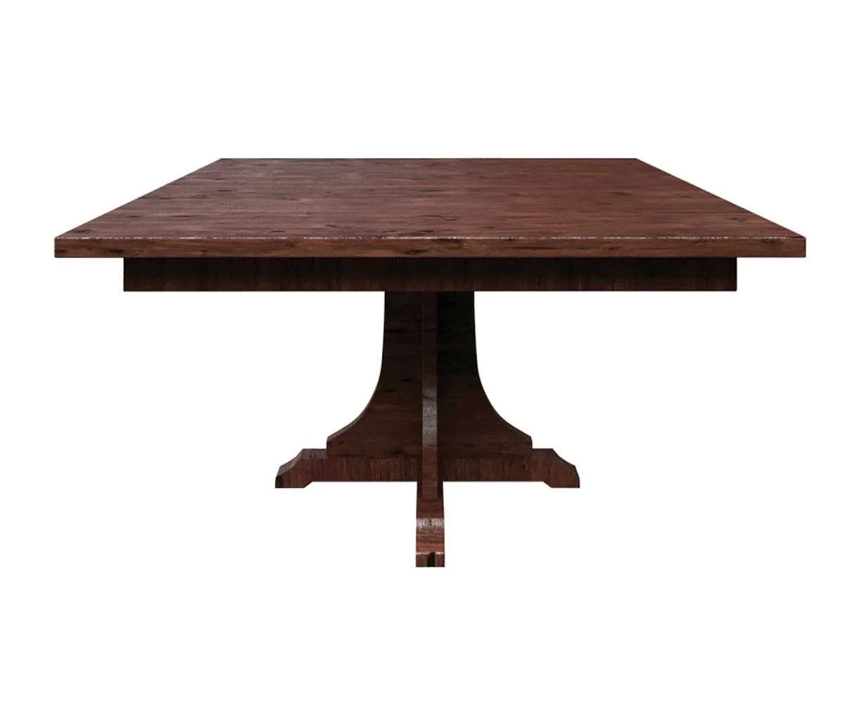 652 Mission Single Pedestal Dining Table