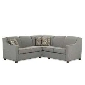 10460 Grey Fabric Sectional- Lancer