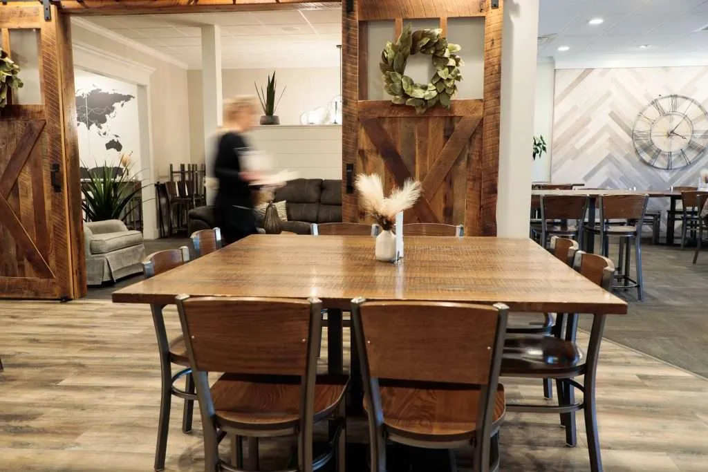 Custom Troyer Furniture Dining Table