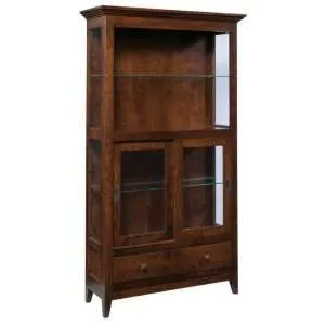 Savannah-2-Door-Hutch-w-Glass